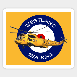 Westland Sea King Search and rescue helicopter in RAF roundel, Sticker